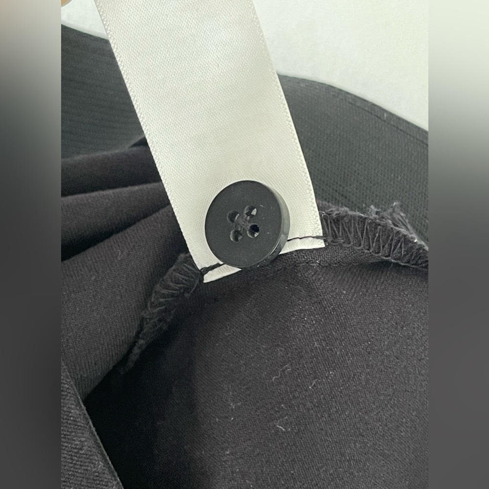 Everlane The Side-Zip Stretch Cotton Pant black  Work Pants - Picture 9 of 11